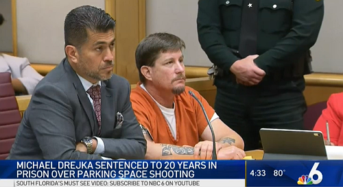 Michael Drejka Sentenced to 20 Years in 'Stand Your Ground' Shooting of Unarmed Florida Black Man Over Parking Space