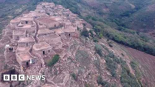 The 900-year-old village on top of a mountain