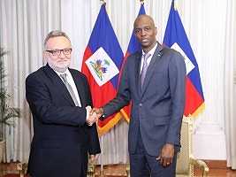 Haiti - Diplomacy : New Ambassador of Argentina accredited - HaitiLibre.com : Haiti news 7/7