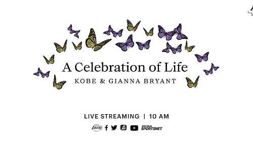 Livestream: Kobe and Gianna Bryant's Memorial at the Staples Center
