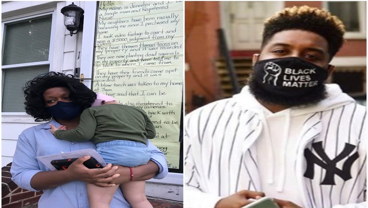 Video: Black Man Takes It Upon Himself to Stand Guard to Protect Black Woman Against White Neighbor She Says Throws Feces, Dead Animals In Her Yard Video: Black Man Takes It Upon Himself to Stand Guard to Protect Black Woman Against White Neighbor She Says Throws Feces, Dead Animals In Her Yard