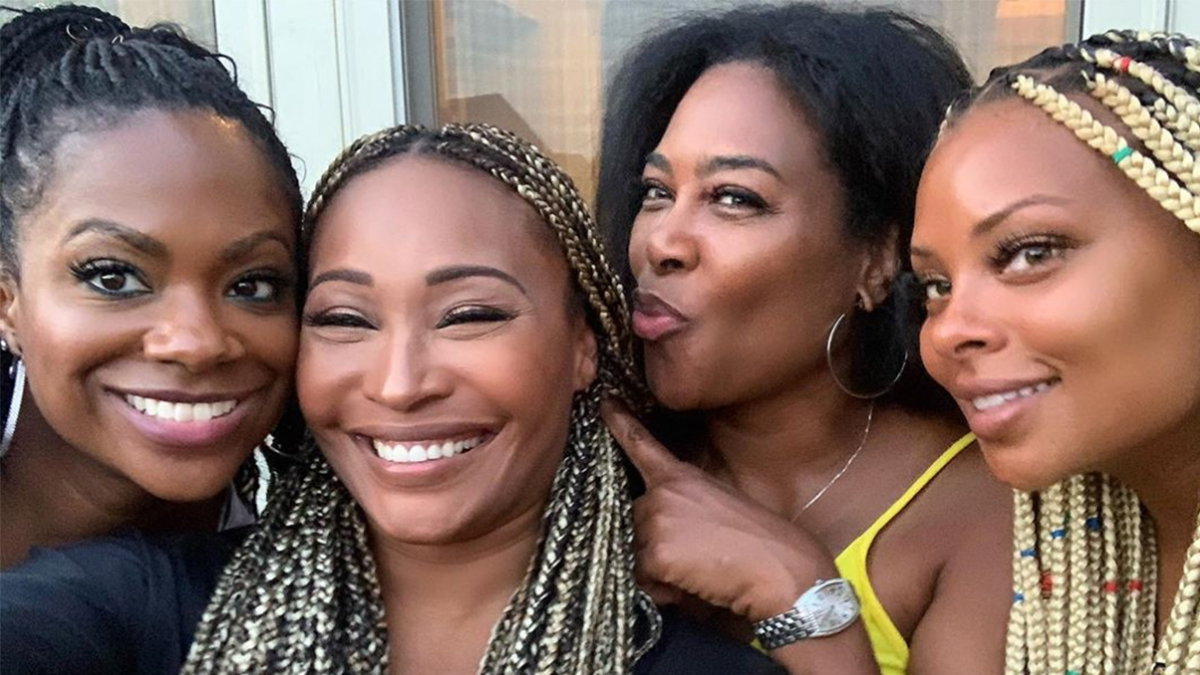 'Love to See Yall': Eva Marcille Reunites with&nbsp;Her Former 'RHOA' Co-Stars Kandi, Cynthia Bailey, and Kenya Moore