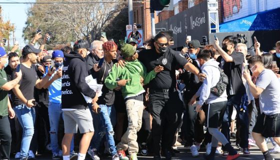 Travis Scott Releases Utopia Issue 1, Draws Massive Crowd For LA Pop-Up [Video]