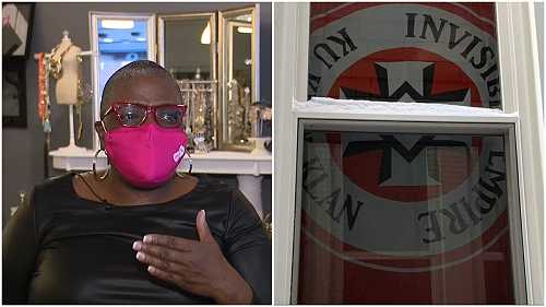 'You Dylann Roof'd the Situation': Black Michigan Woman Speaks Out After Police Buy Curtains for White Neighbor Who Hung KKK Flag