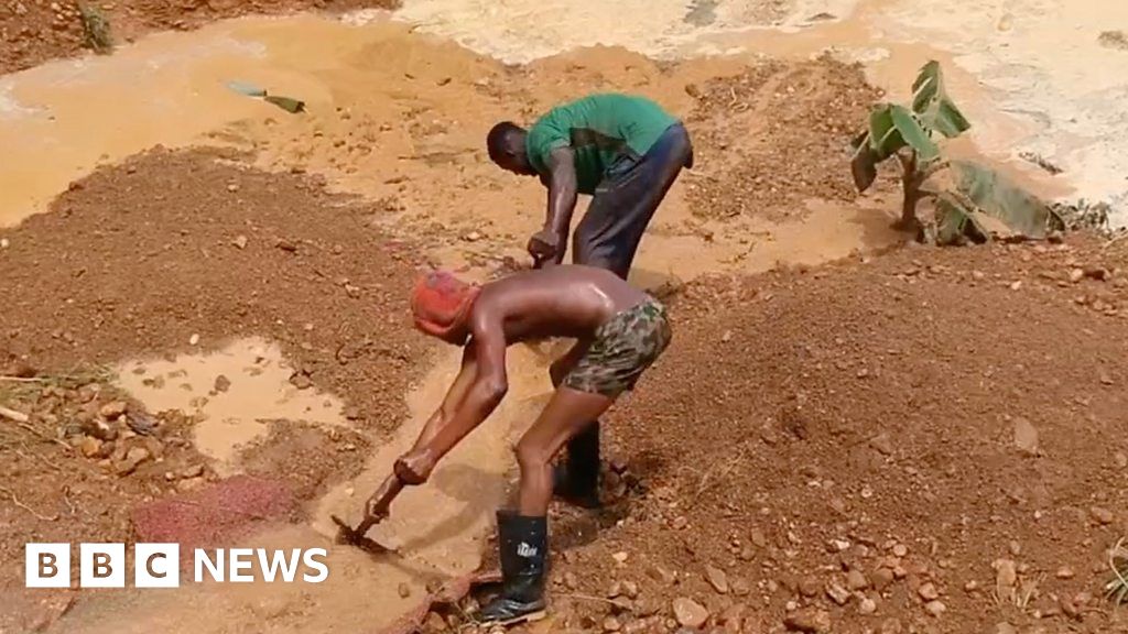 The illegal gold mines killing rivers and livelihoods