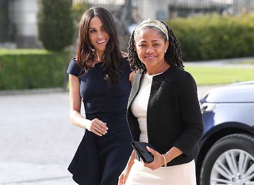 Meghan Markle Brings Her Mom Along For Her First Royal Hosting Event
