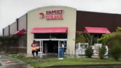 Despite Being Asked to 'Stand Down,' Cops Arrest 5 for 'Looting' Family Dollar in Hurricane Aftermath