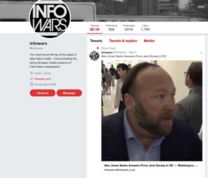 Twitter Finally Bans Alex Jones and Infowars, Citing Abuse