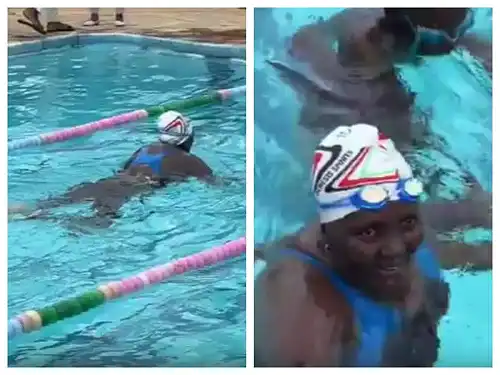 64-year-old Kenyan swims non-stop for six hours for autism awareness&nbsp; - Face2Face Africa