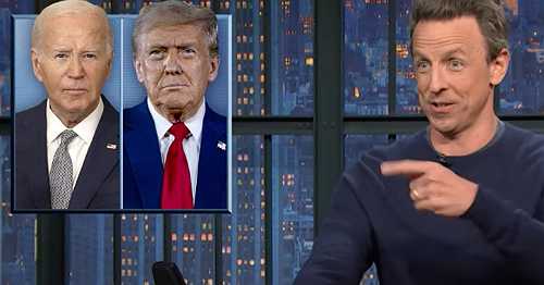 'Woah!': Seth Meyers Takes A Moment To Process Trump’s New Title