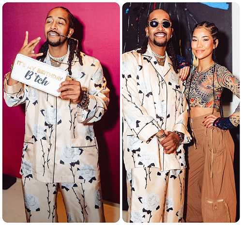 Skivvy Sizzling Scorpio Omarion Celebrates 40th Birthday With Family & Friends Including Jhene Aiko, Amber Riley & O'Ryan