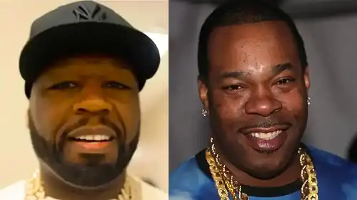 'I'm Petty Too': Busta Rhymes Drops Photo of 50 Cent's Jheri Curl Following Savage Roast of His Painted Hairline