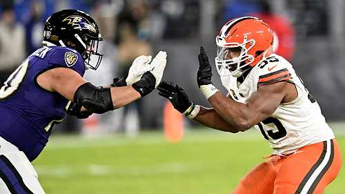 'You ain't never a nobody': Myles Garrett agrees to gift jersey to Ravens' Rosengarten