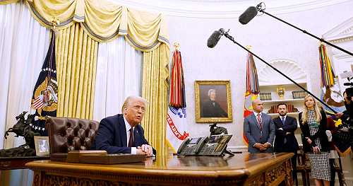 Trump says he'll impose tariffs on oil and gas imports next month, and eventually on pharmaceuticals