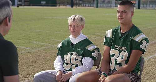 High school football player shows heart and determination help to power outsized performance