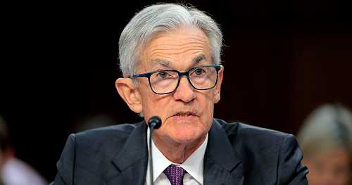 Fed Chair Jerome Powell testifying before Congress
