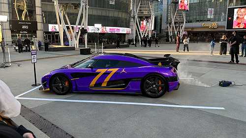 Jordan Brand's Luka Doncic brings statement piece outside of Crypto.com Arena