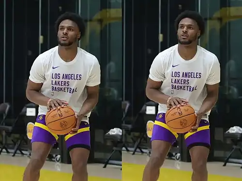 Bronny James ties Michael Jordan's rookie record in vital Lakers win - Face2Face Africa