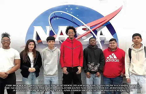 BOOKER T. WASHINGTON STUDENTS SOLVE NASA LUNAR RESEARCH PROBLEM