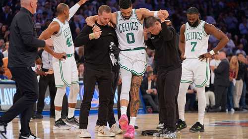 Tatum out of hospital, meets with C's ahead of G6