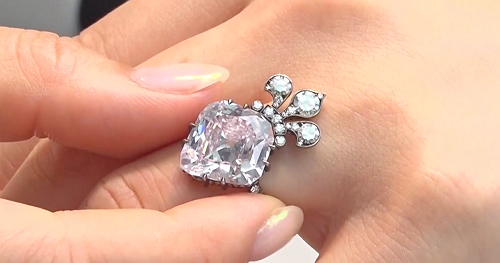 Marie Antoinette's rare diamond captures attention as it travels the globe