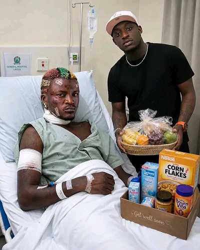 Entertainment: Carter Efe Visits Portable Zazu in the Hospital @HeisAustine