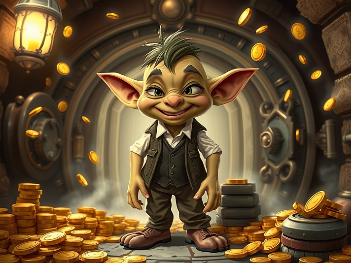 Secrets of the Goblin BookkeeperIn shadows deep, where whispers weave,  A goblin counts the...