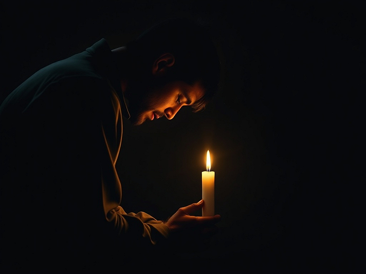 This one feels different, like the same man, the same candle, but a shift in the soul.Where the...