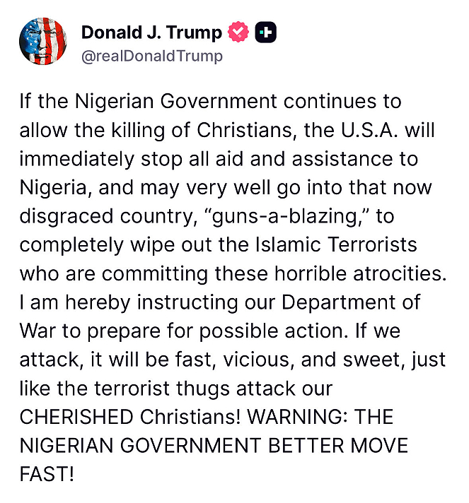 Alot of people making points about how Mr President Bola Tinubu vs Donald Trump.  What is your...