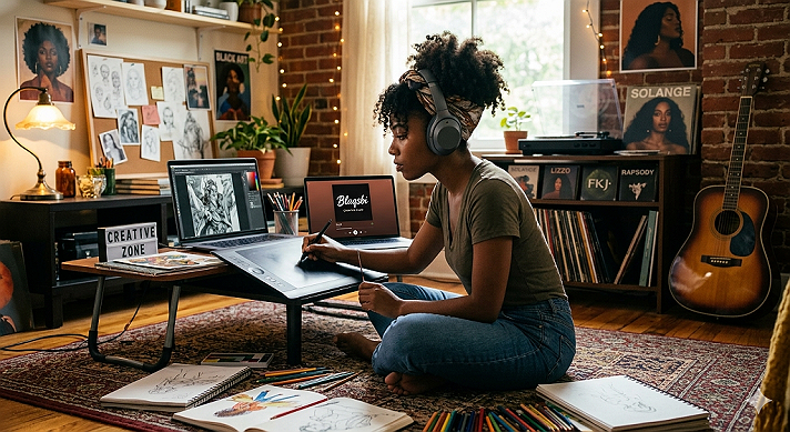 Hey Blaqsbi Family! 🌍💛There is a special kind of magic that happens when music meets...