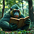 Poetry: Herein lies a jungle library, a green cathedral of leaf and light, where one wise ape, our...