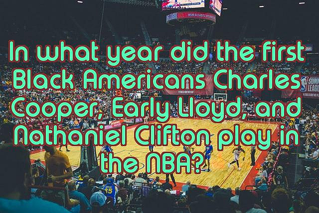 How Well Do You Know Blacks in Sports